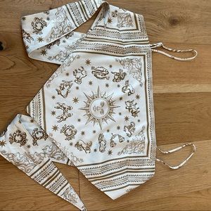 DANIELLE BERNSTEIN CROPPED TRIANGLE TOP